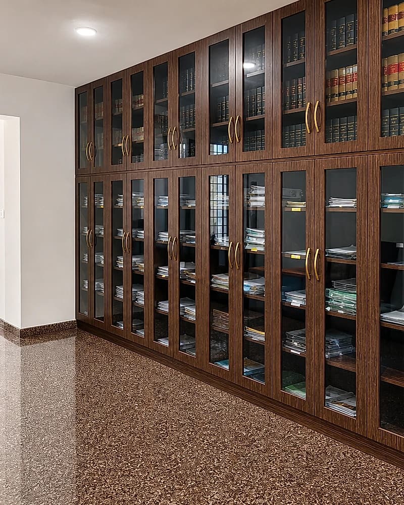 Legal library at Arvind B Reddy Law Chambers